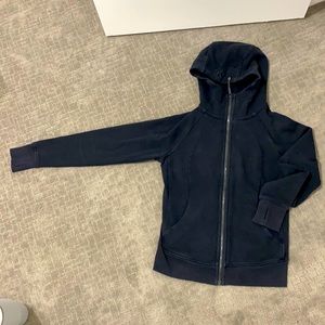 Black Lululemon scuba hoodie size 6